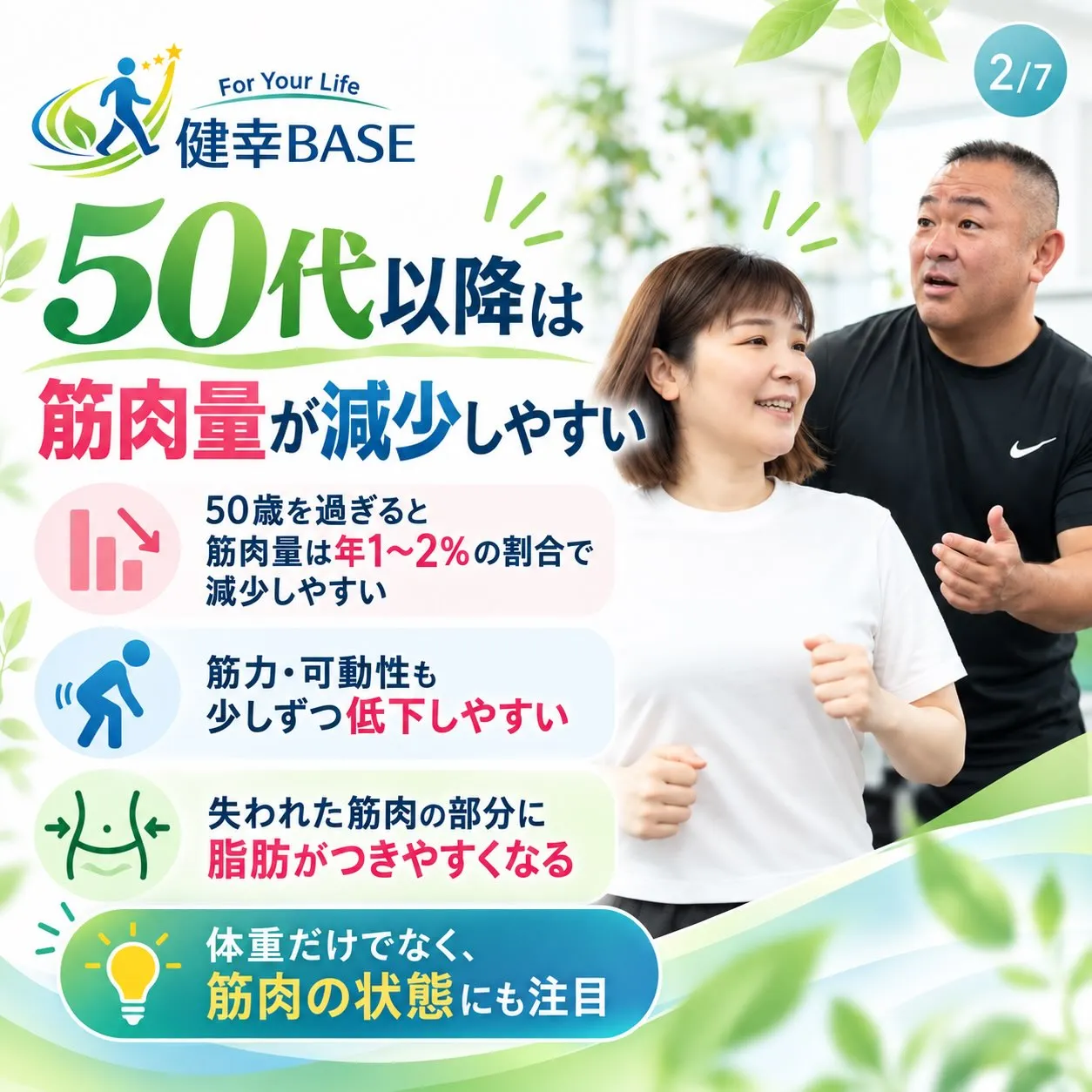 【50代からの更年期×筋肉対策💪】